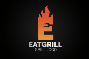 Download Letter E Fire Grill Logo - Fire grill Collection