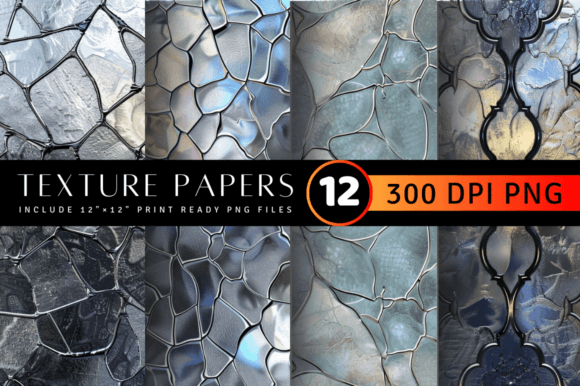 Download Silver Frosted Stained Glass Texture Dig - Silver Collection