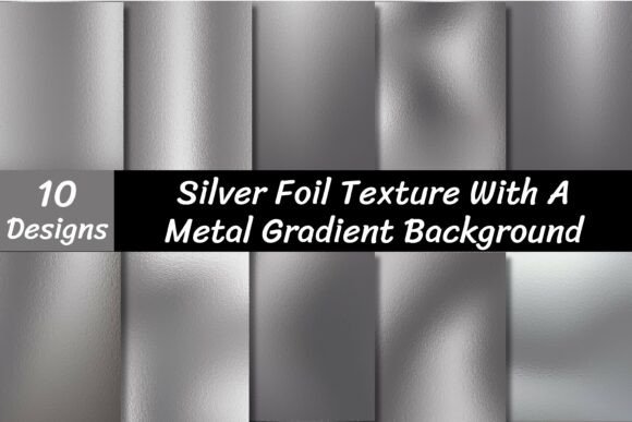 Download Metallic Silver Foil Texture Background - Silver Collection