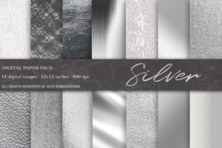 Download Silver Textures Digital Paper - Premium Resources