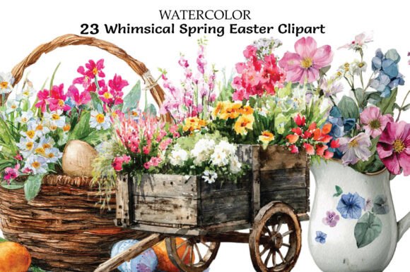 Download Whimsical Spring Easter Clipart - Whimsical Collection