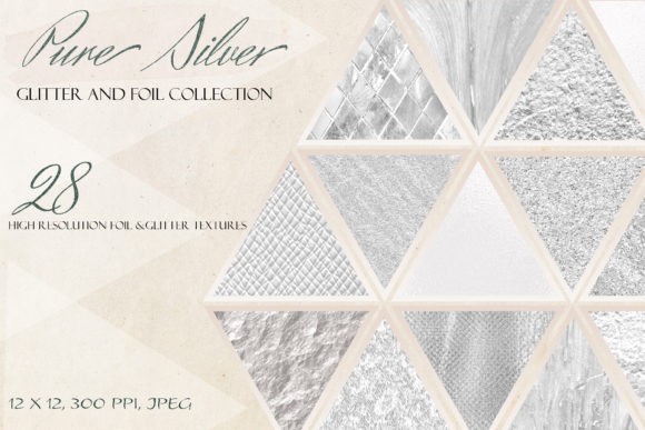Download Silver Metallic Luxury Digital Paper - Premium Bundle