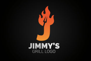 Download Letter J Fire Grill Logo - Fire grill Collection