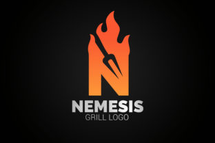 Download Letter N Fire Grill Logo - Fire grill Collection