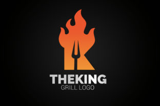Download Letter K Fire Grill Logo - Fire grill Collection