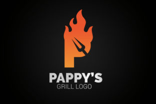 Download Letter P Fire Grill Logo - Fire grill Collection