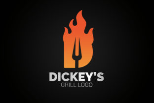 Download Letter D Fire Grill Logo - Fire grill Collection