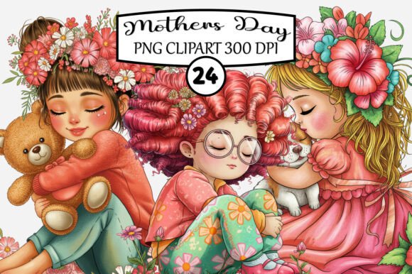 Download Whimsical Mother’s Day Clipart Bundle - Whimsical Collection