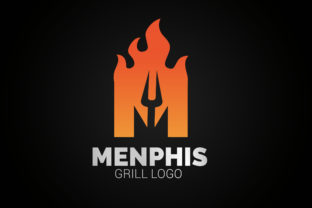 Download Letter M Fire Grill Logo - Fire grill Collection